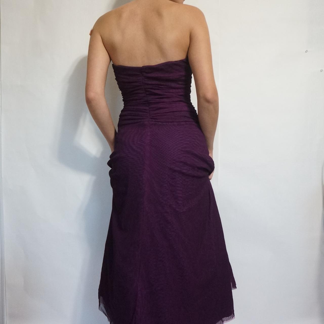 B Darlin Women's Burgundy and Purple Dress (3)