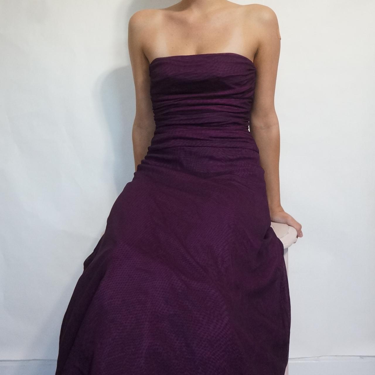 B Darlin Women's Burgundy and Purple Dress