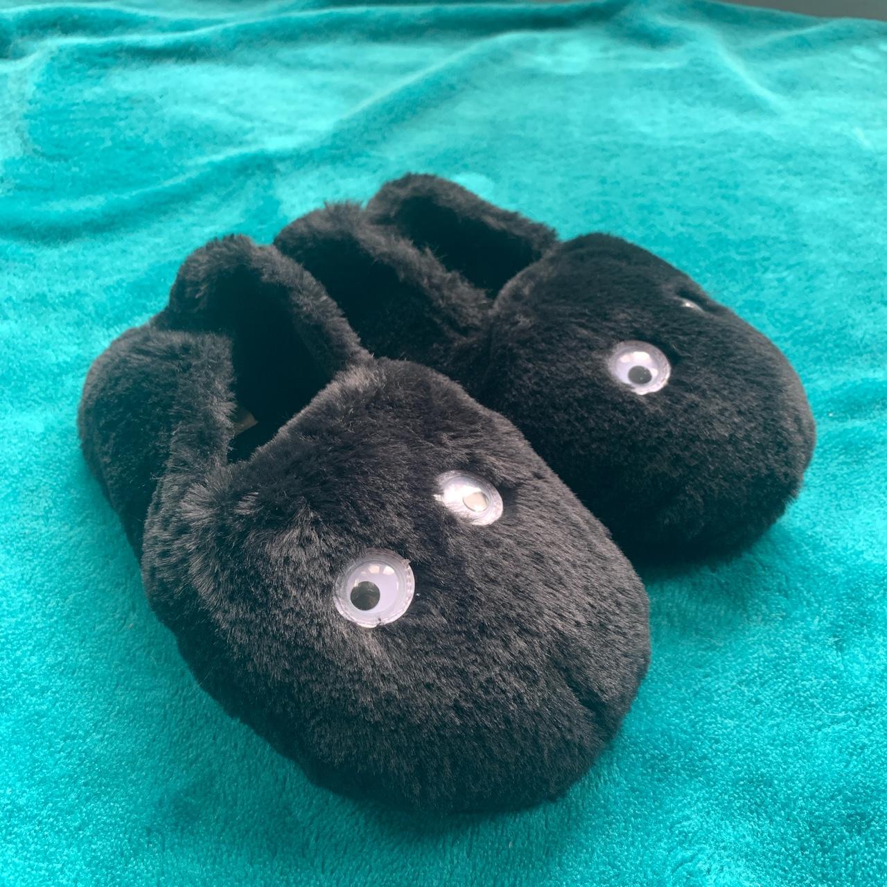 Fluffy monster hot sale slippers