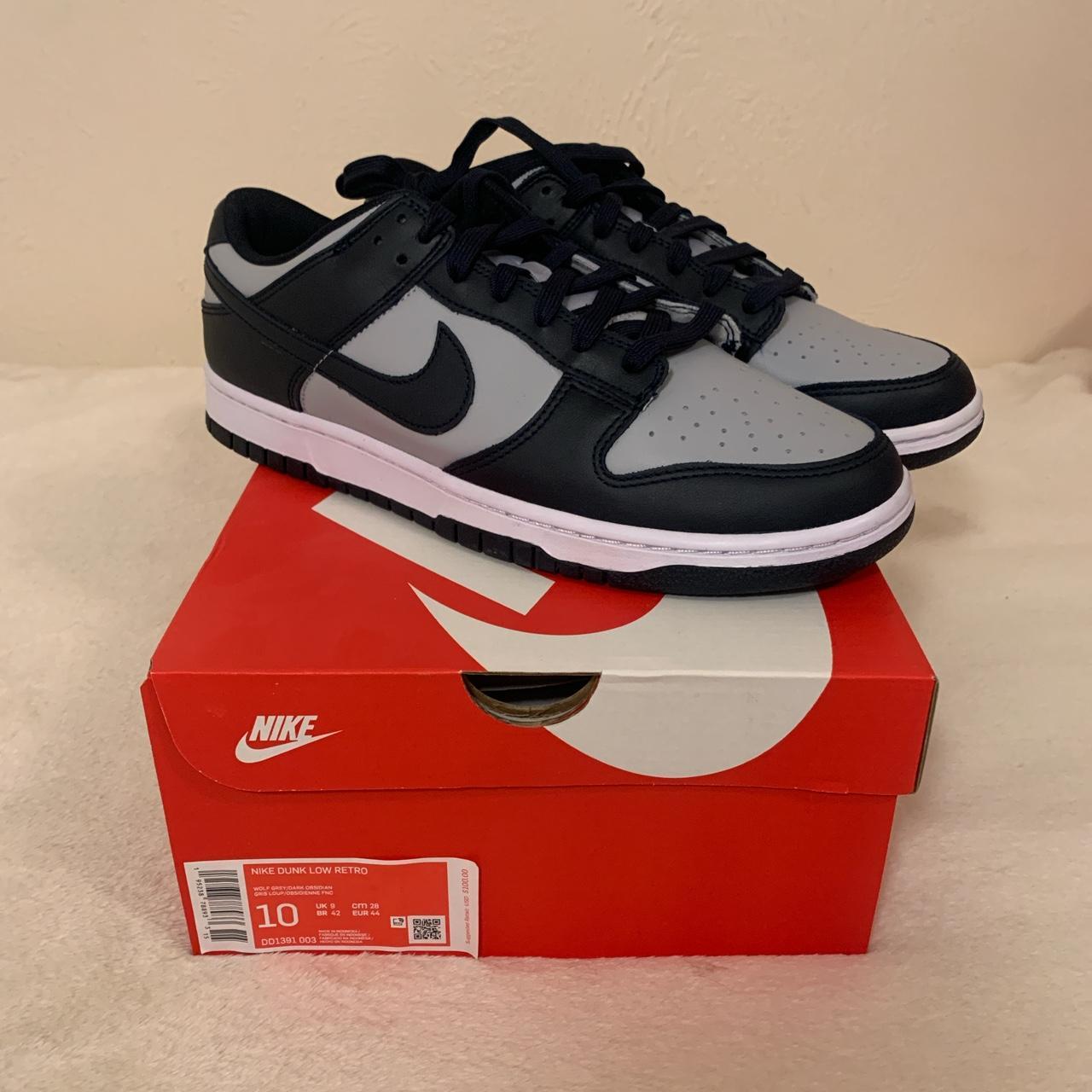 Nike Dunk Low “Georgetown” “Championship Grey” Size... - Depop