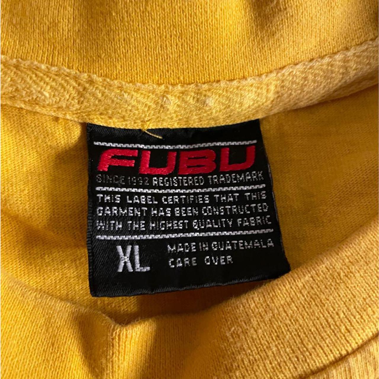 FUBU Men's Yellow T-shirt | Depop