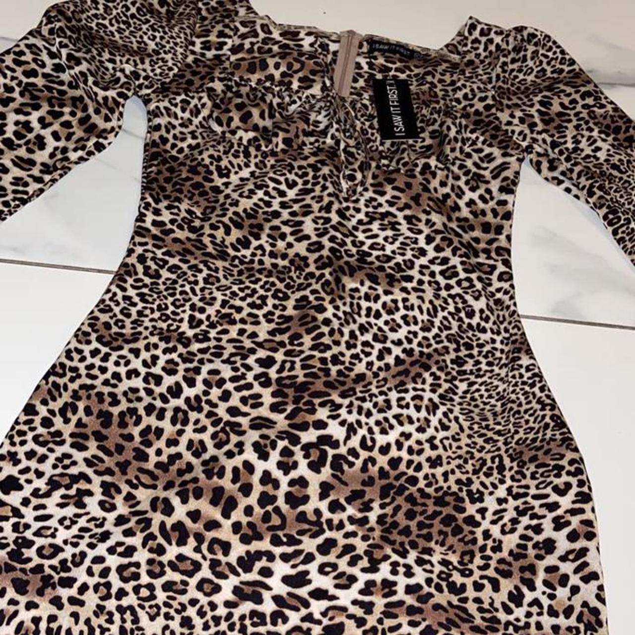 Leopard print dress outlet i saw it first