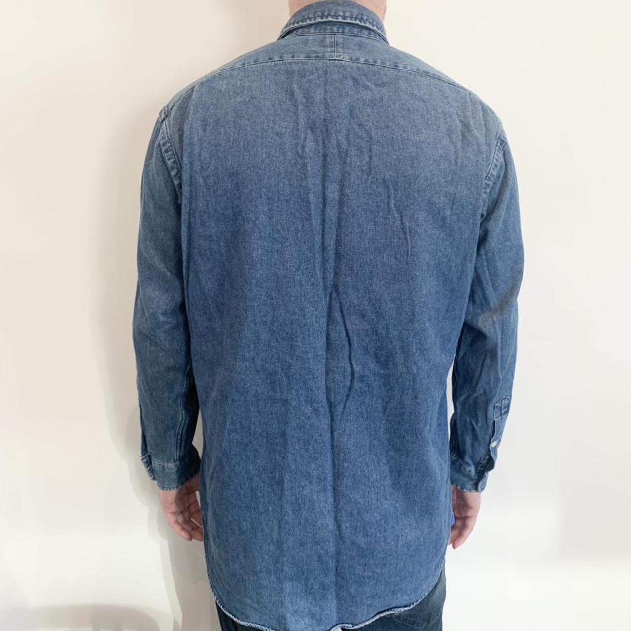 90s Polo Sport denim shirt Size S (fits... Depop