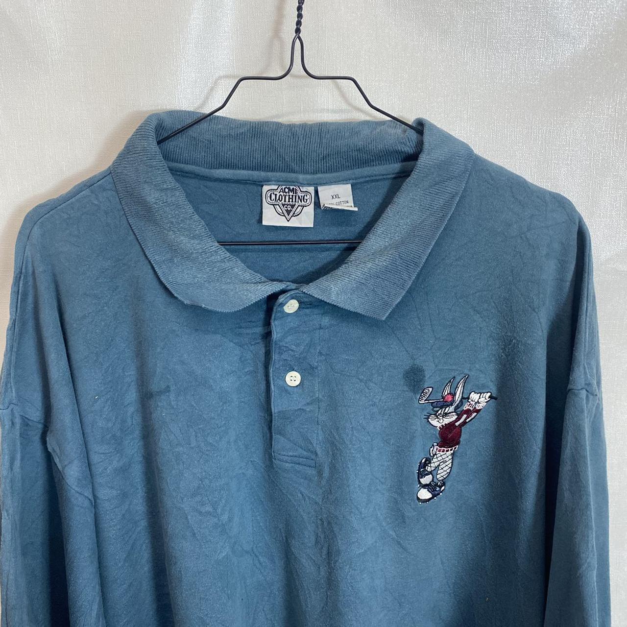 Acme Clothing Men's Navy and Green Polo-shirts | Depop