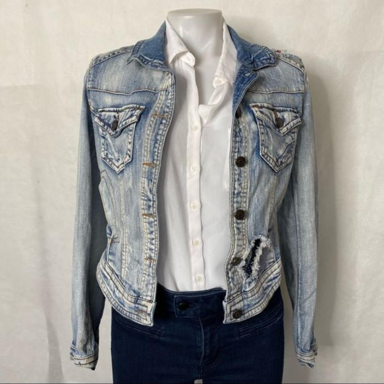 Tinseltown Denim Couture Distressed Stars Stripes... Depop