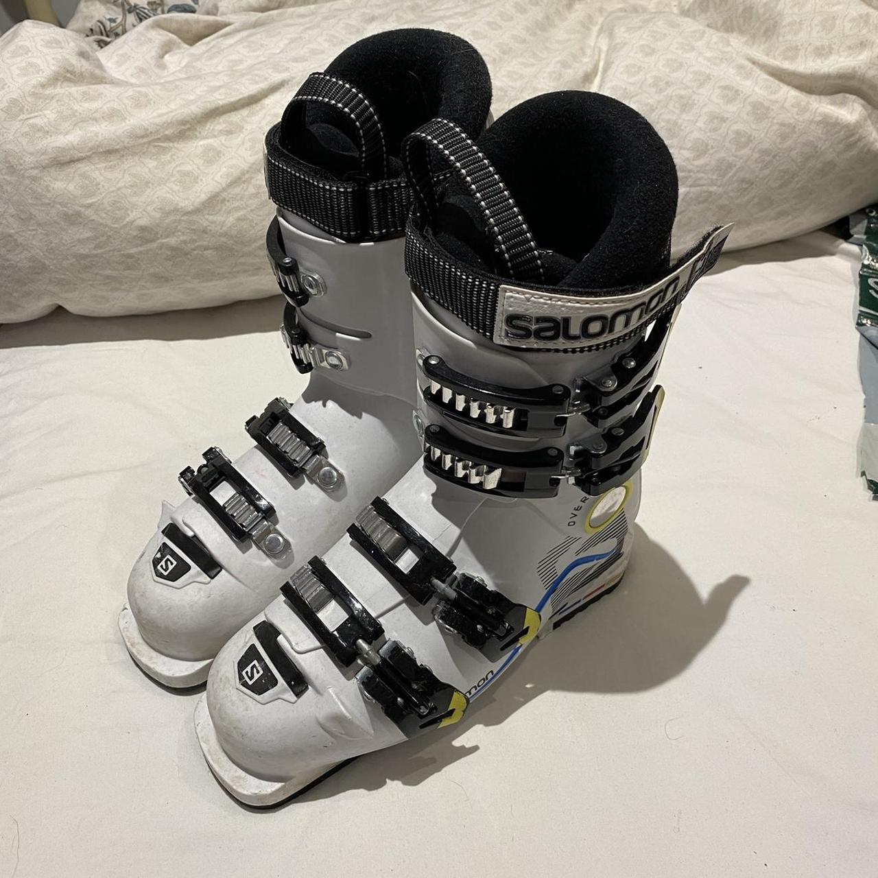 Salomon Xmax 60T white girls/womens ski boots 💌 size... - Depop