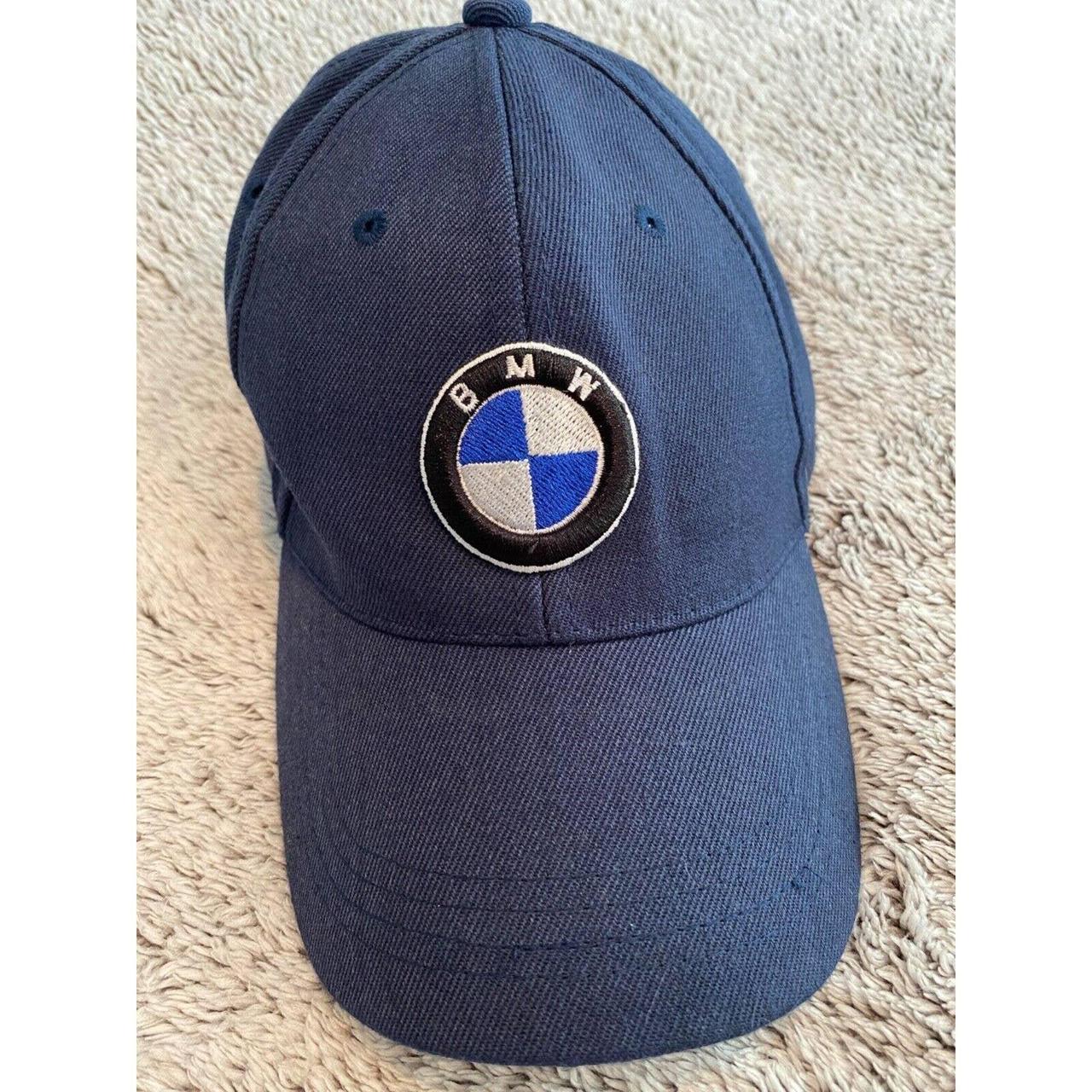 BMW Hat Blue Embroidered Emblem Car Driver... - Depop