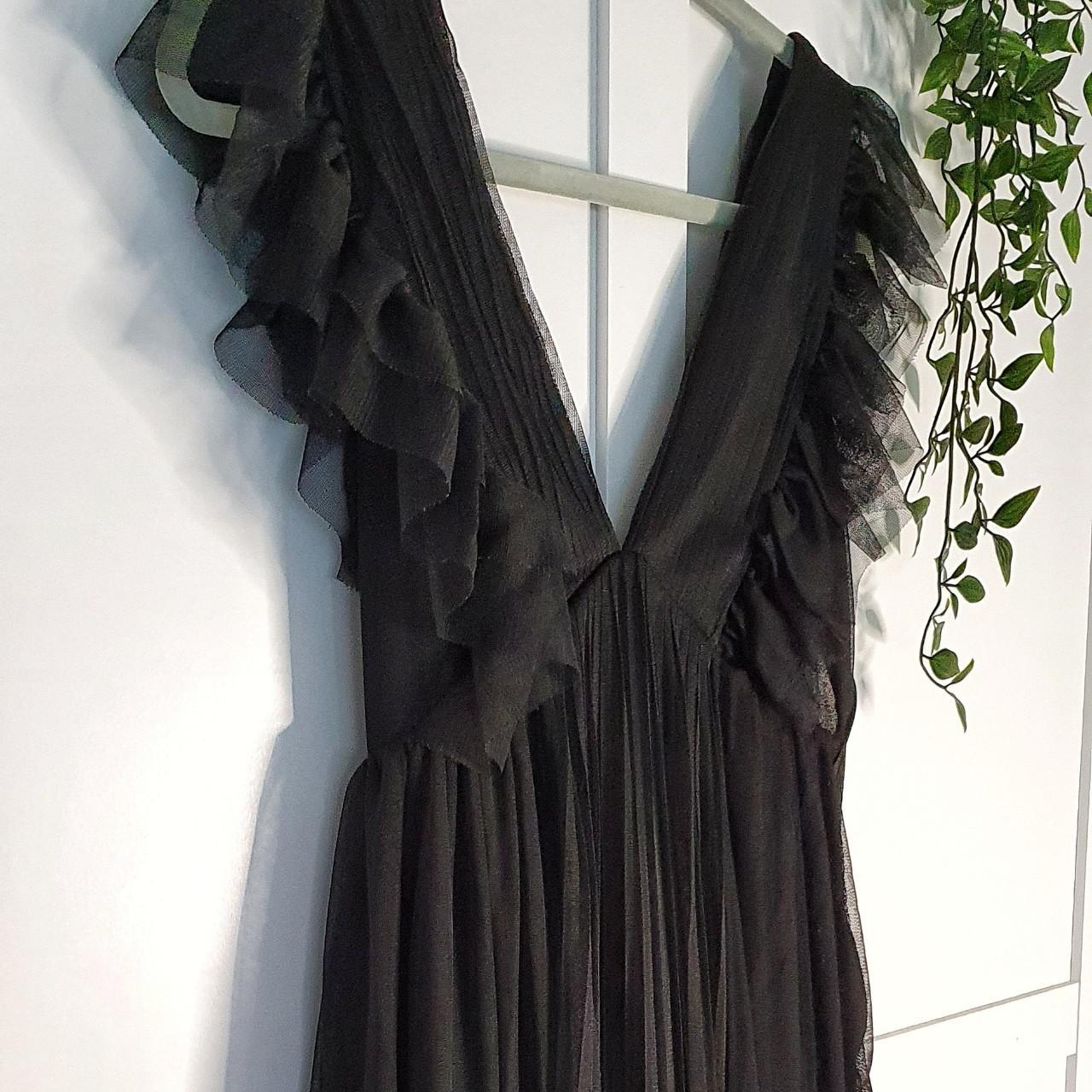 Mango Women's Black Dress | Depop