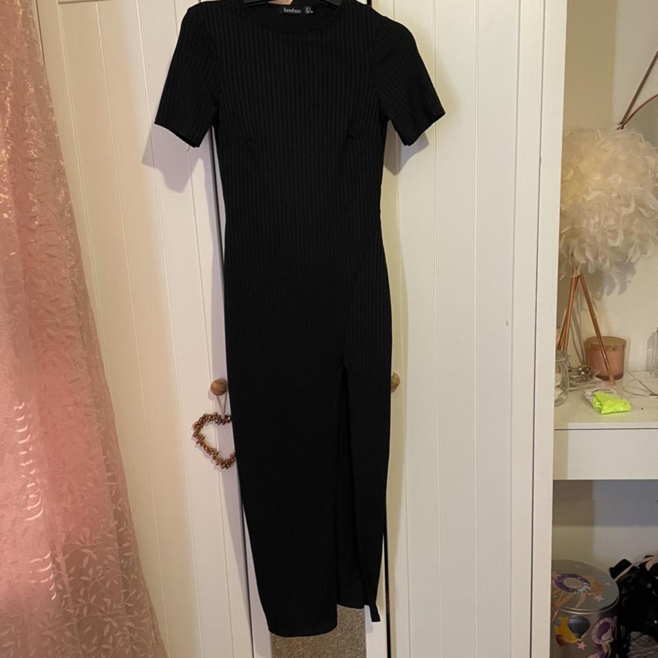 boohoo midi shirt dress