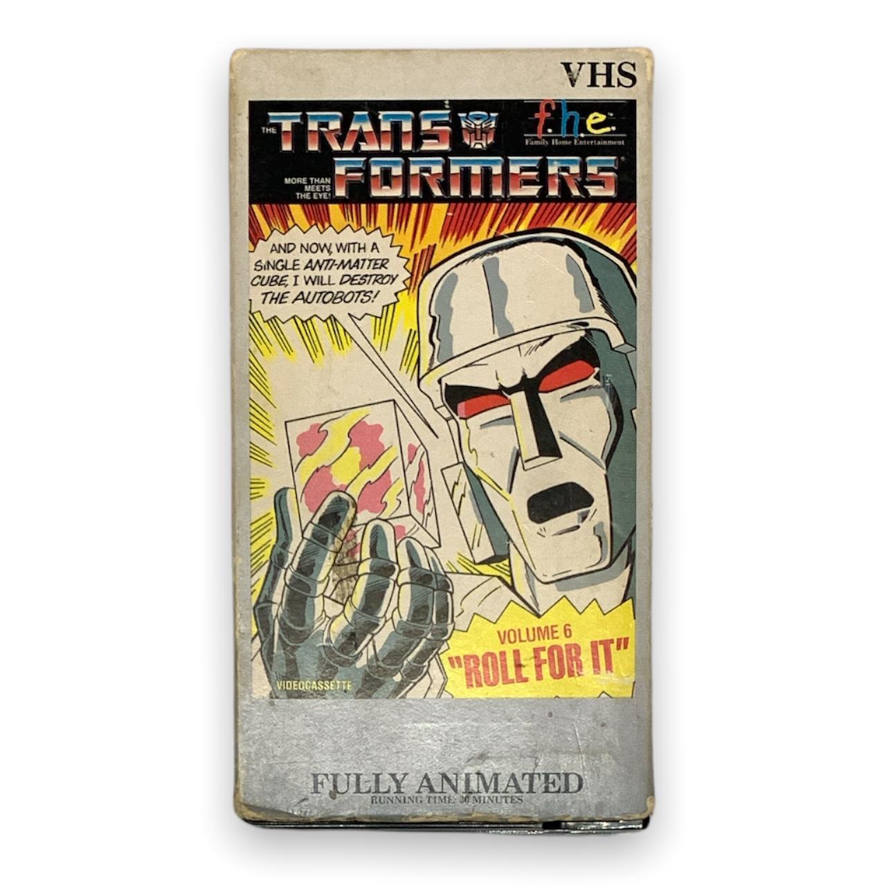 Vintage Transformers Vol. 6 Roll For It VHS Tape... Depop