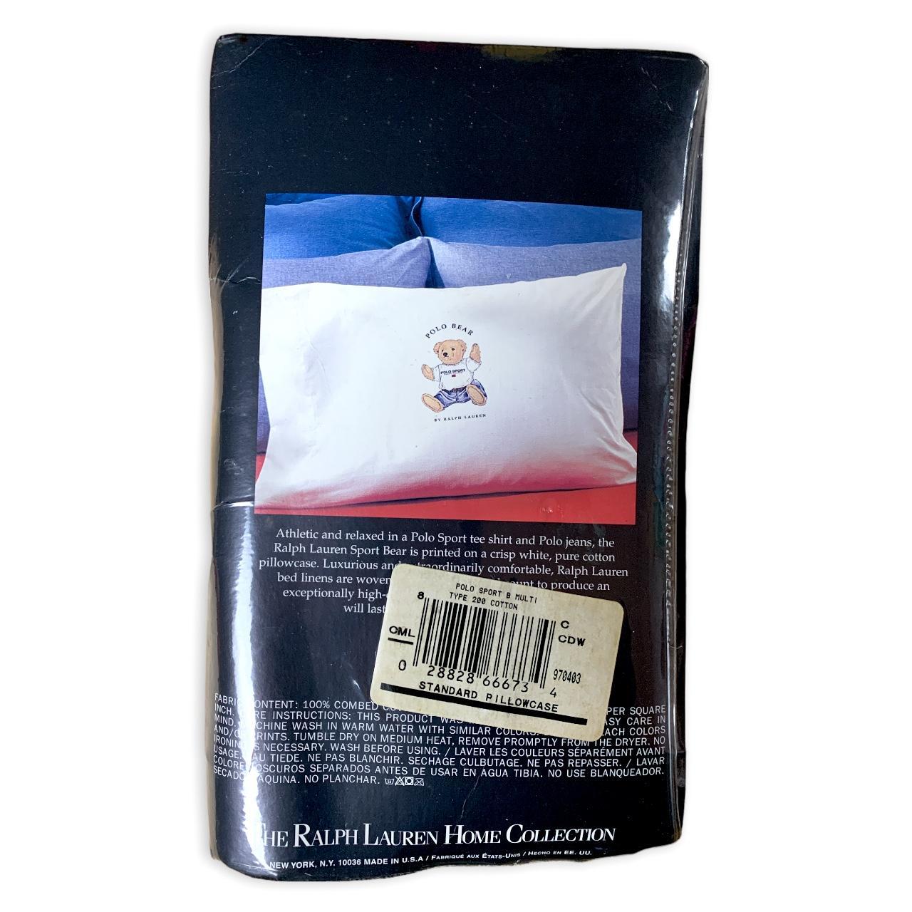 Vintage 90s Ralph Lauren Polo Bear Pillow Case *... Depop