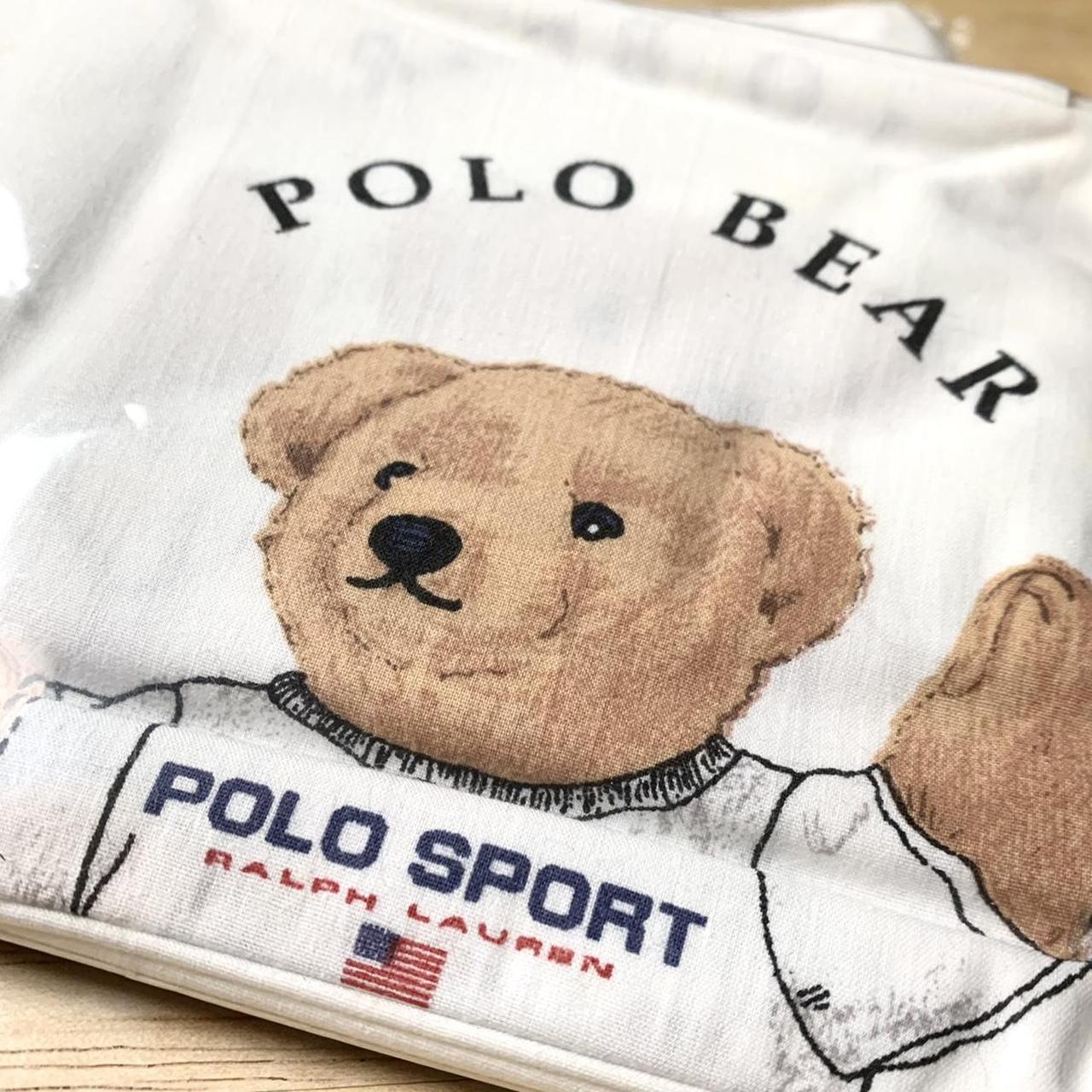 Vintage 90s Ralph Lauren Polo Bear Pillow Case *... Depop