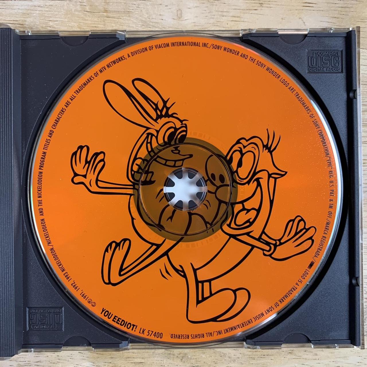 Vintage 90s Ren & Stimpy You Eediot CD Minor wear... Depop