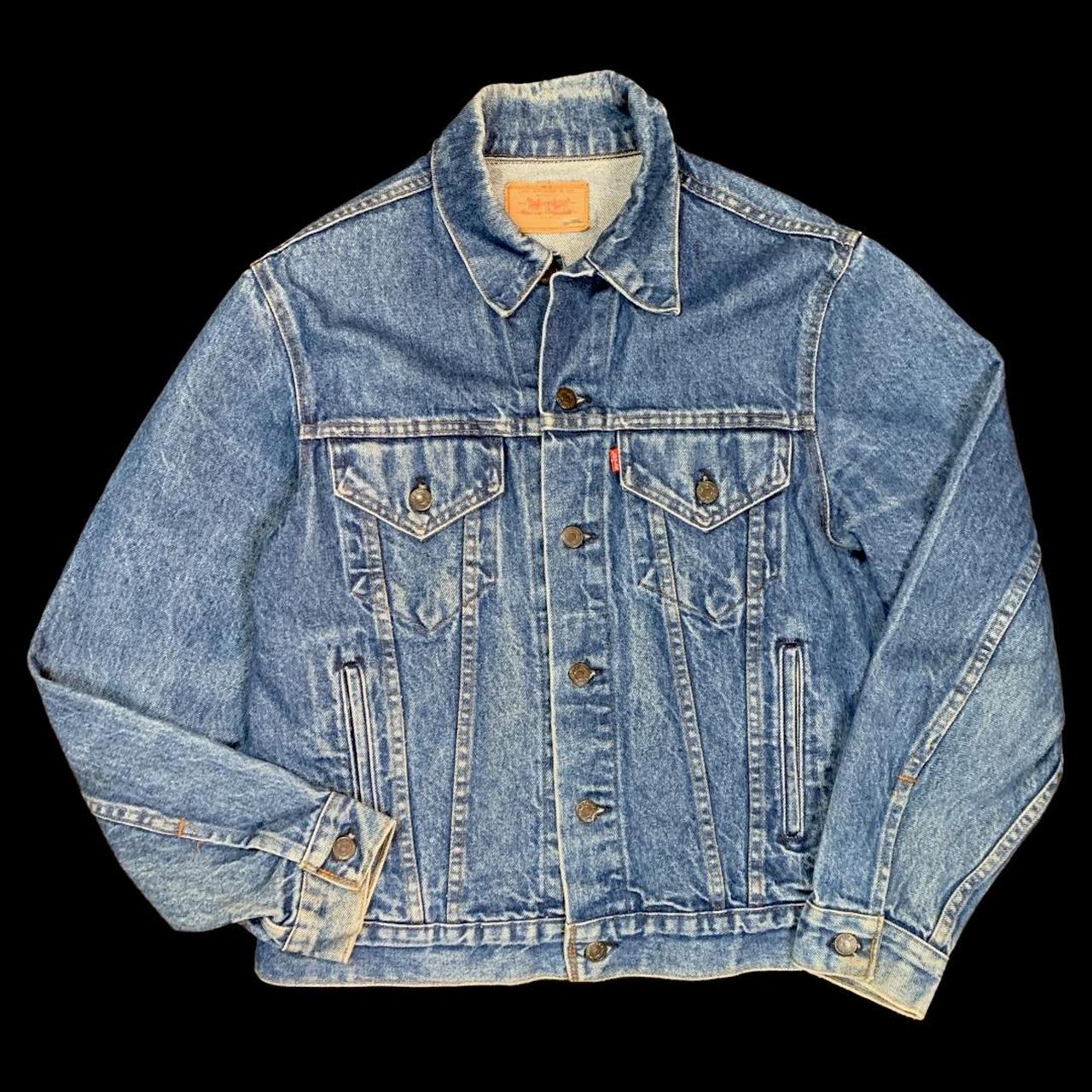 Vintage Levi’s Trucker Jacket 1980s Excellent... - Depop