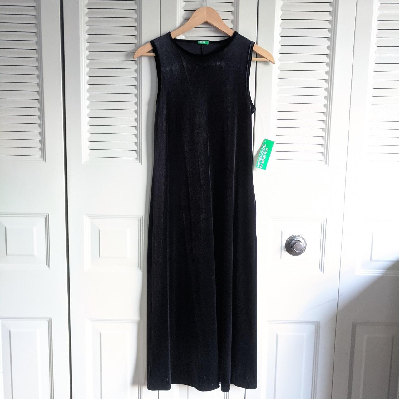 Elegant United Colors by Benetton Black Dress. Made... - Depop