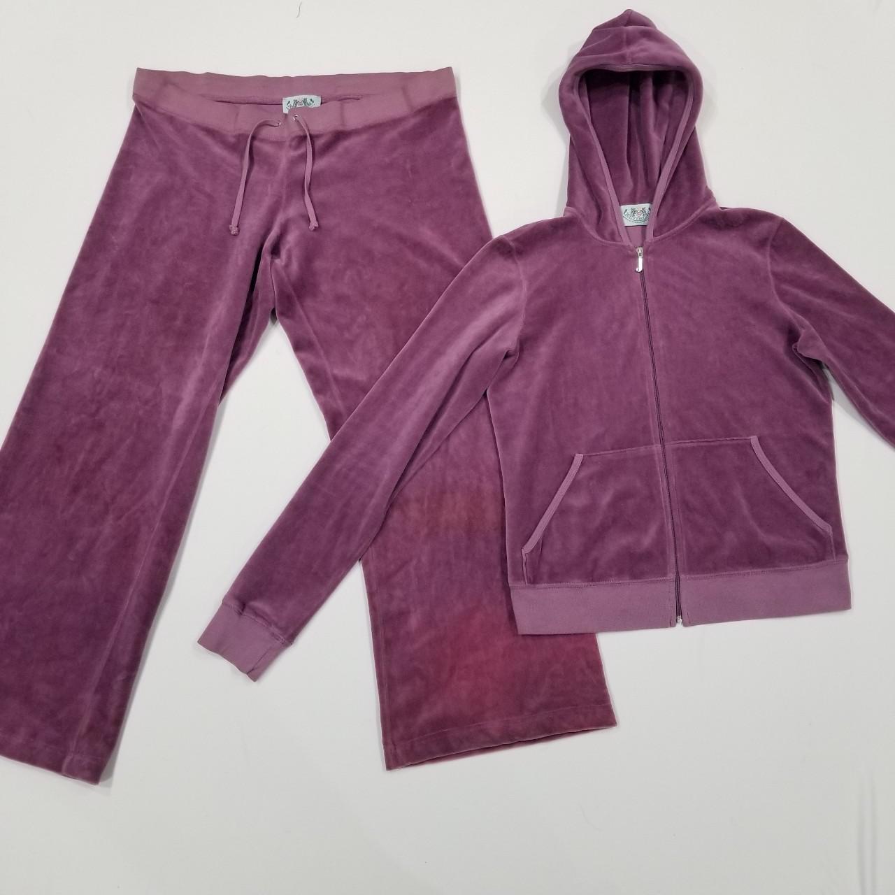 dark purple juicy couture tracksuit