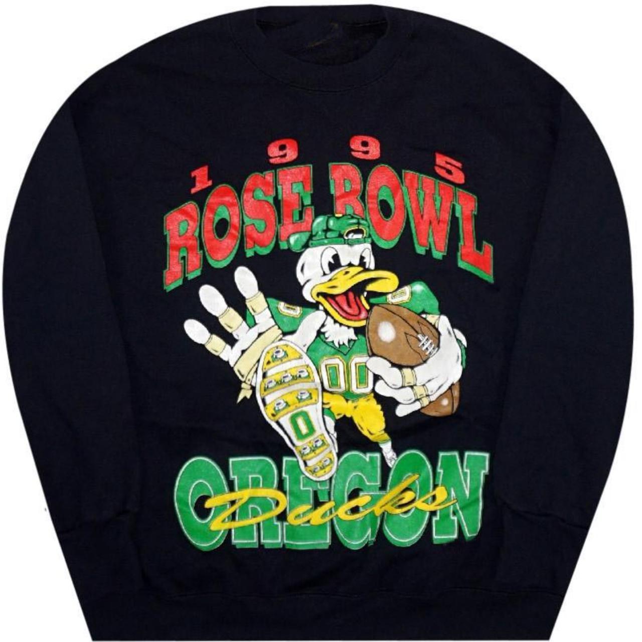 Vintage 1995 Oregon Ducks Rose Bowl NCAA... - Depop