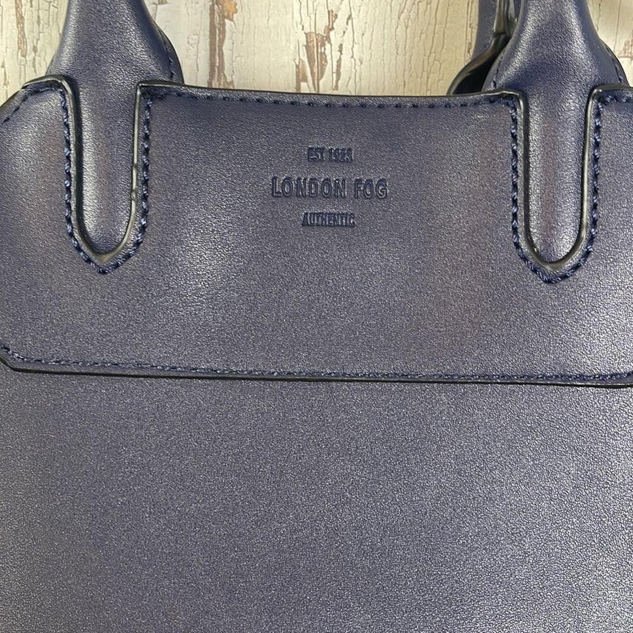 London Fog Women's Grey and Blue Bag (2)