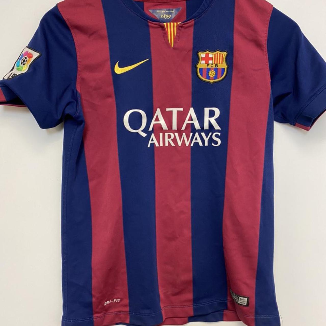 Nike Barcelona Childrens football kit sports top and... Depop