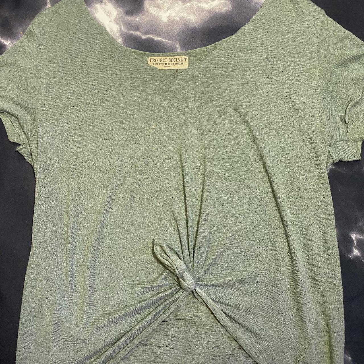 Project Social T Women's Green Blouse (2)