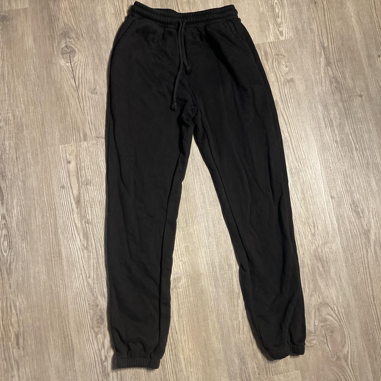 Romwe Women's Black Joggers-tracksuits | Depop