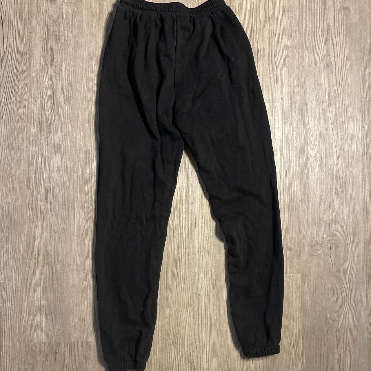 Romwe Women's Black Joggers-tracksuits | Depop