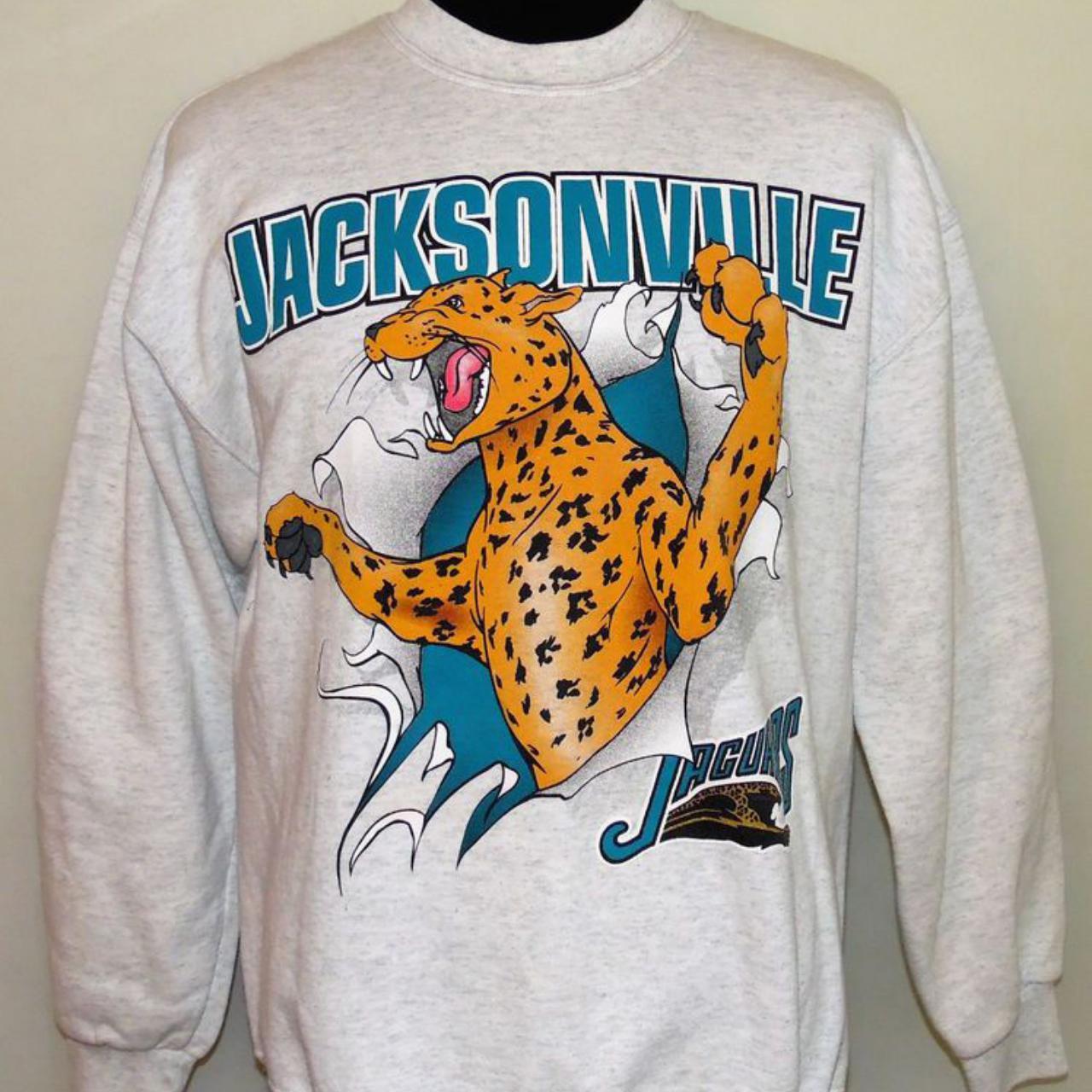 Vintage Jacksonville Jaguars Sweatshirt Size: M Body - Depop