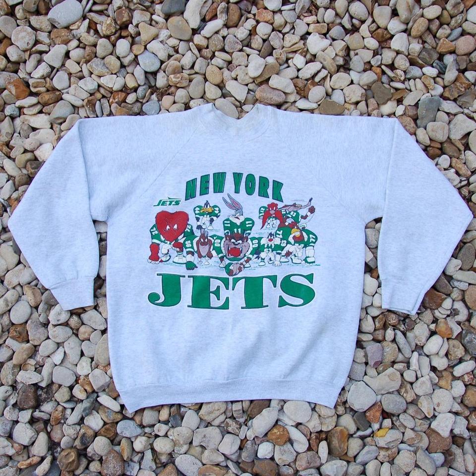 vintage New York jets sweatshirt Vintage Salem - Depop