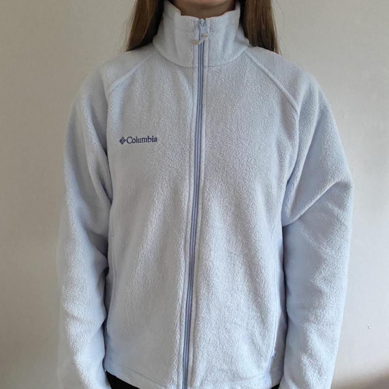 Baby blue cheap columbia jacket