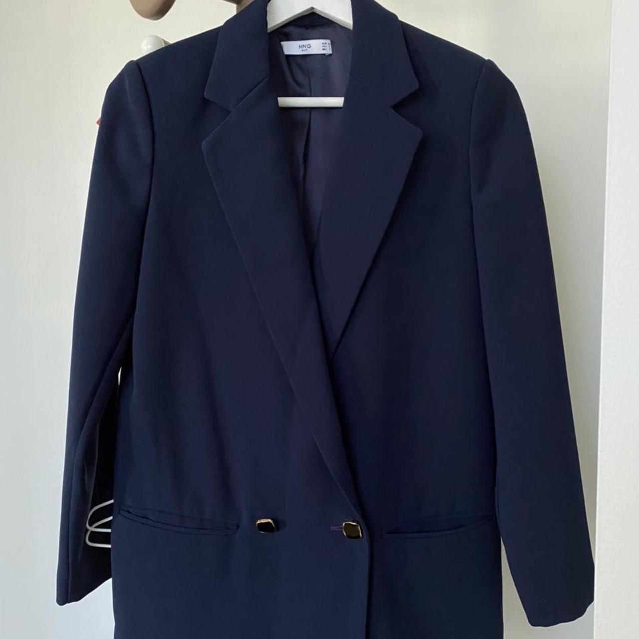 Mango navy blazer - Depop