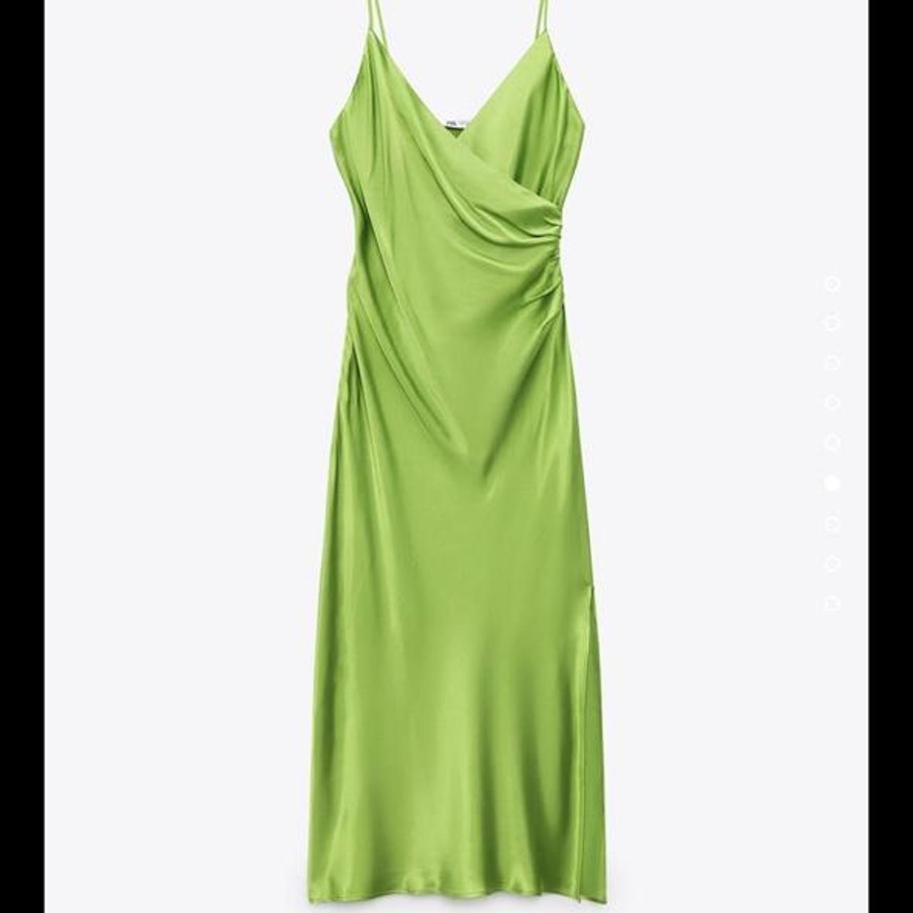 Zara + Satin Camisole Dress