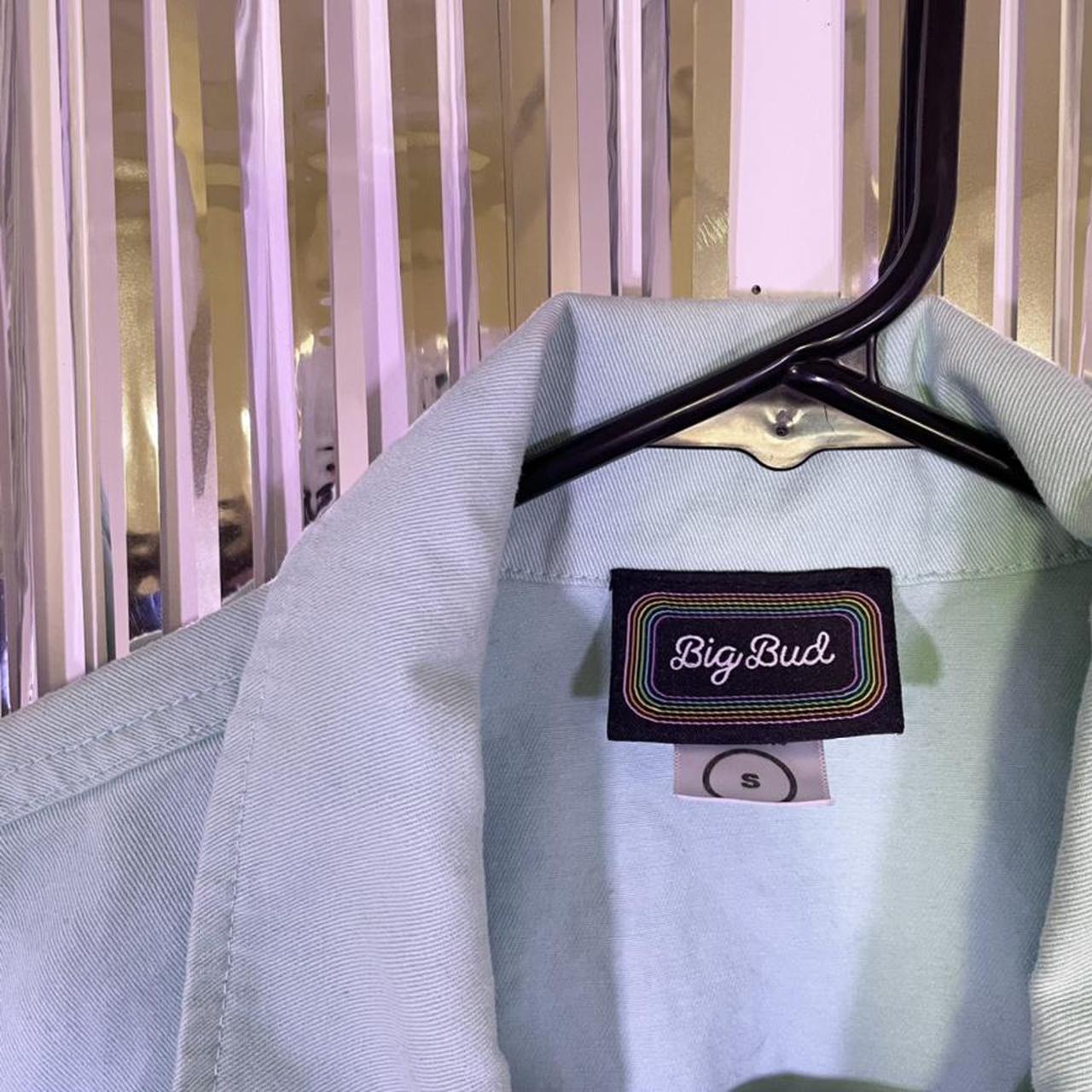 Big Bud Press vintage work jacket in MINT GREEN ★... - Depop