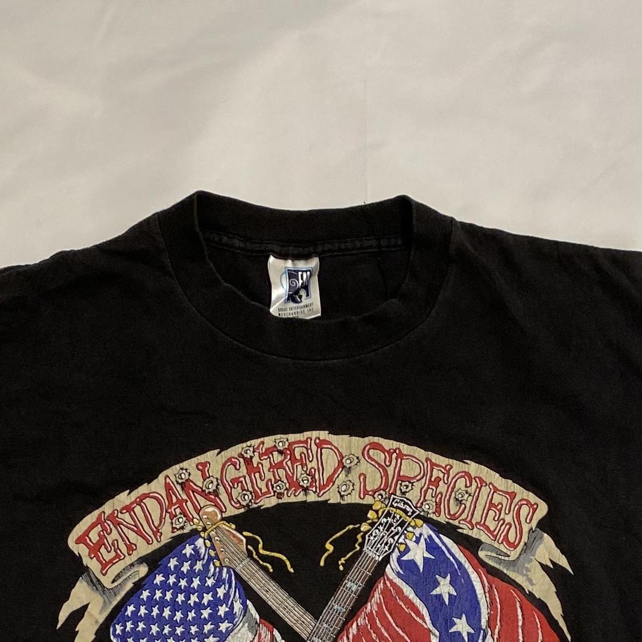 Vintage Lynyrd Skynyrd Endangered Species Tour Shirt... - Depop