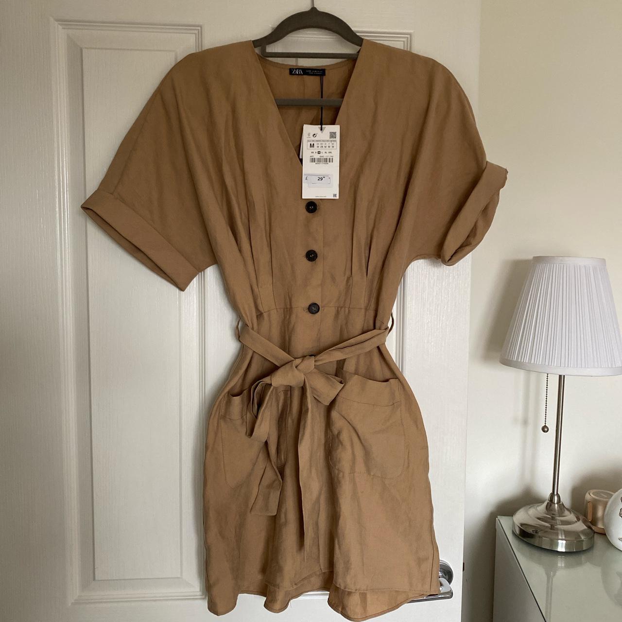 zara utility dress