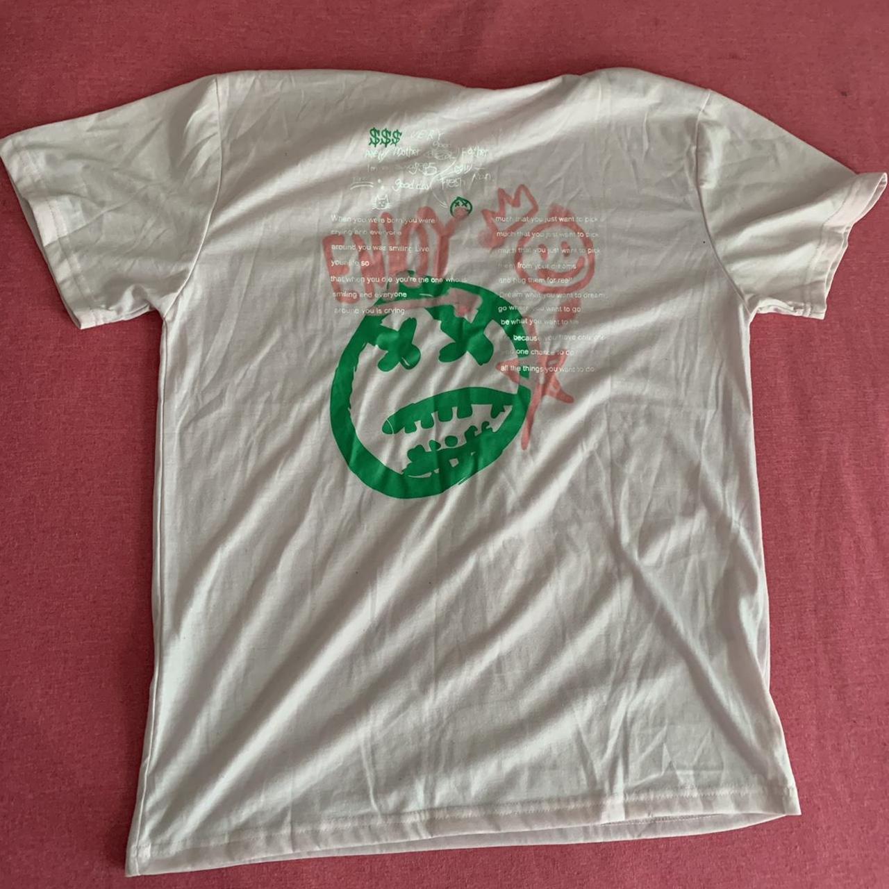 Men's Pink and Green T-shirt | Depop