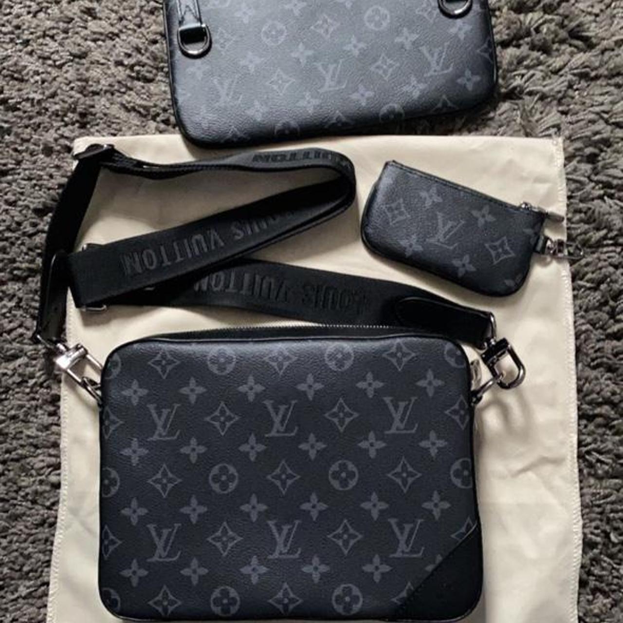 Loui Vuitton trio messenger bag, I’ve had for a... - Depop