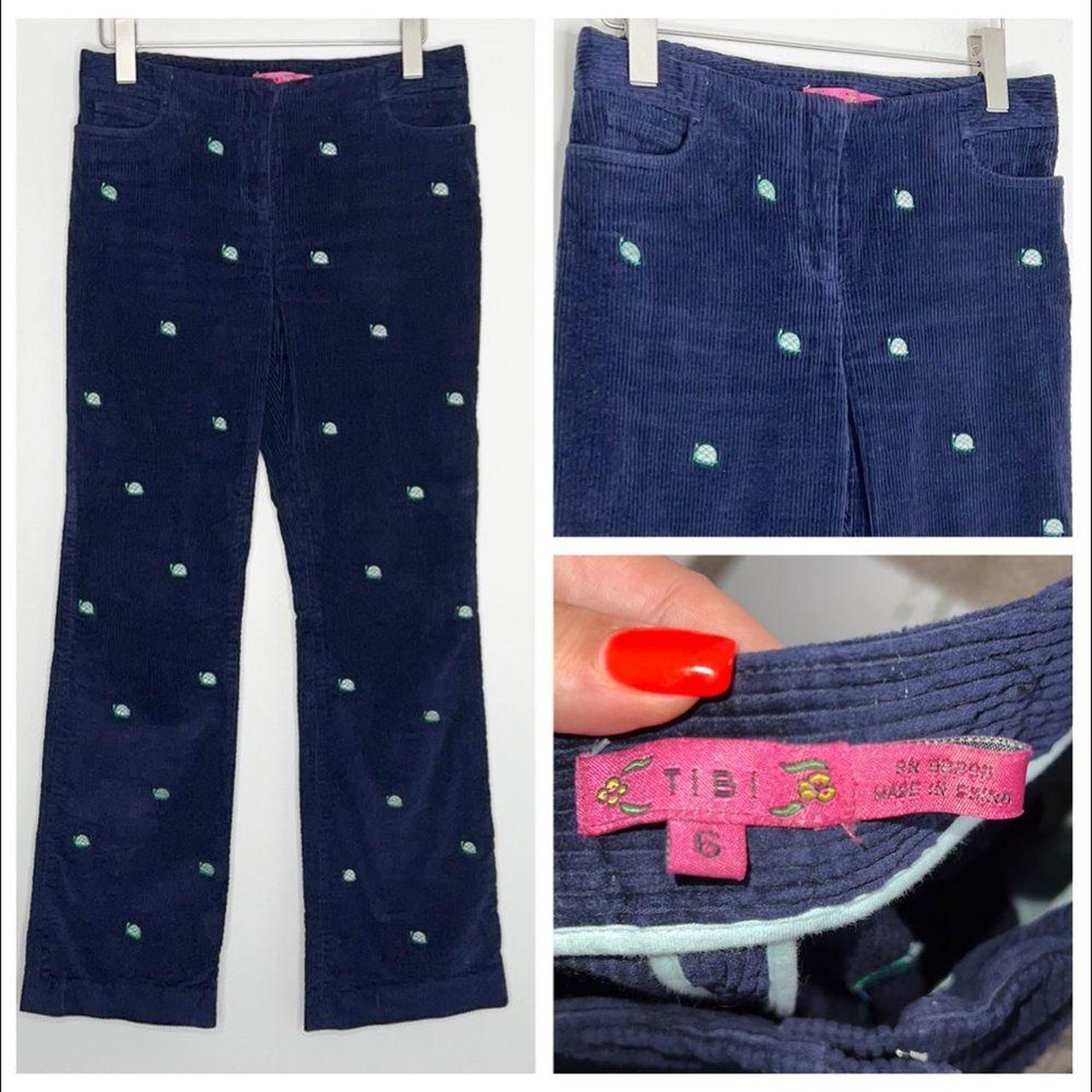 Product Image 1 - TIBI Blue Cordaroy Turtle Flare