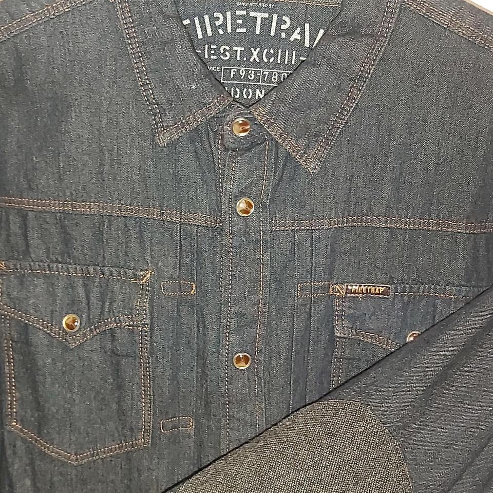 Firetrap denim sale shirt