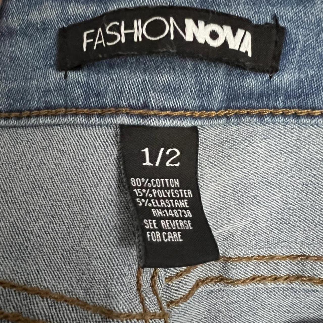 Ripped fashion nova skinny jeans. Worn twice.... - Depop