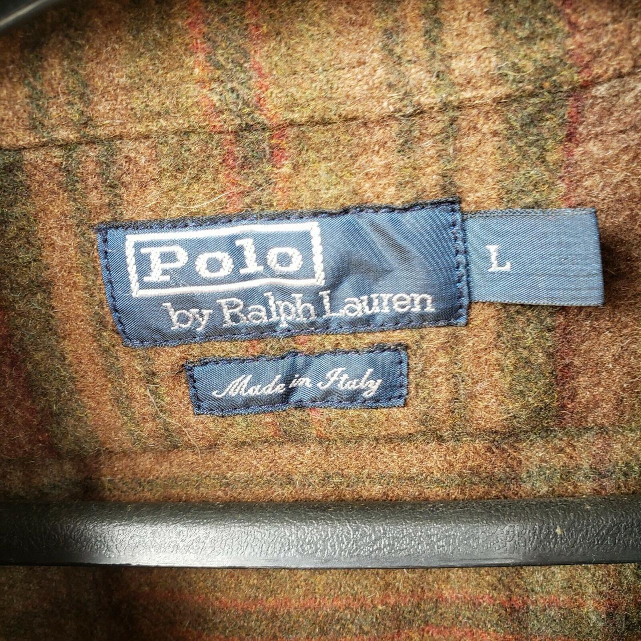 Vintage 90s Polo Ralph Lauren 100% Cashmere Plaid - Depop