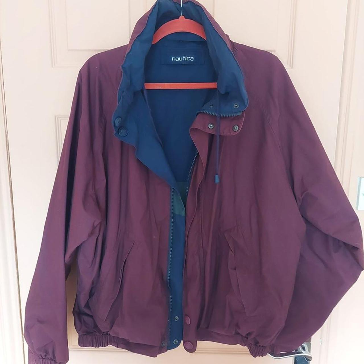 Nautica reversible jacket- 90s style #jacket... - Depop