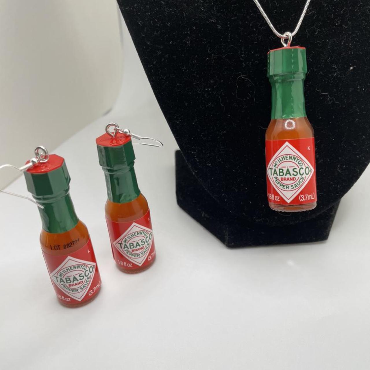  Mini Tabasco Hot Sauce Keychain - Includes 3 Mini Hot