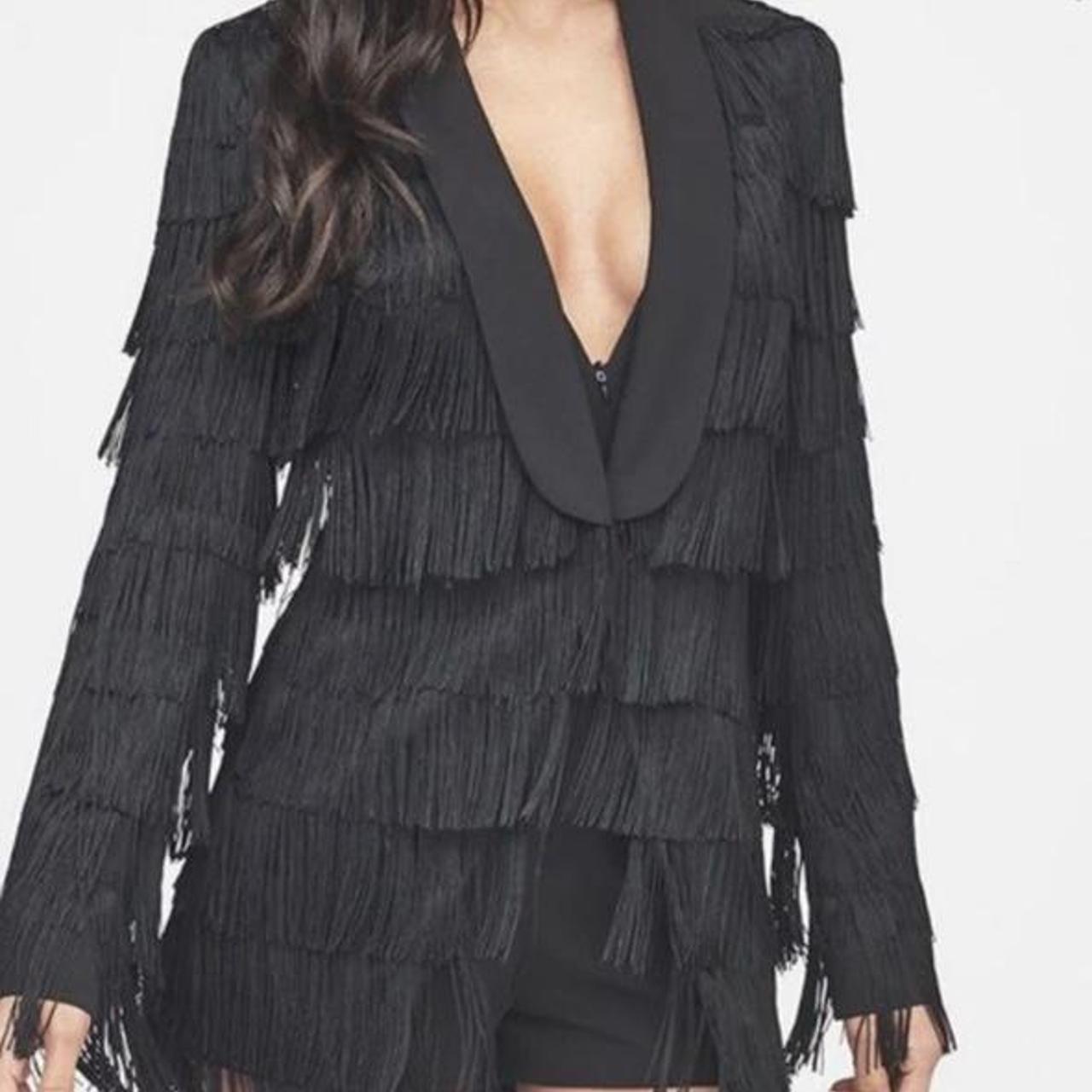 Fringe blazer playsuit worn once Originally cost. Depop