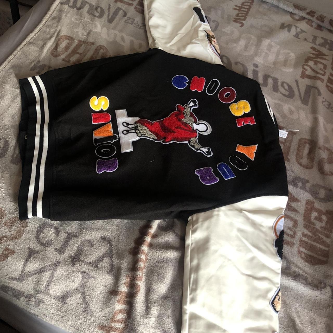 Leather Embroidered Yeezy Top Yeezy Depop