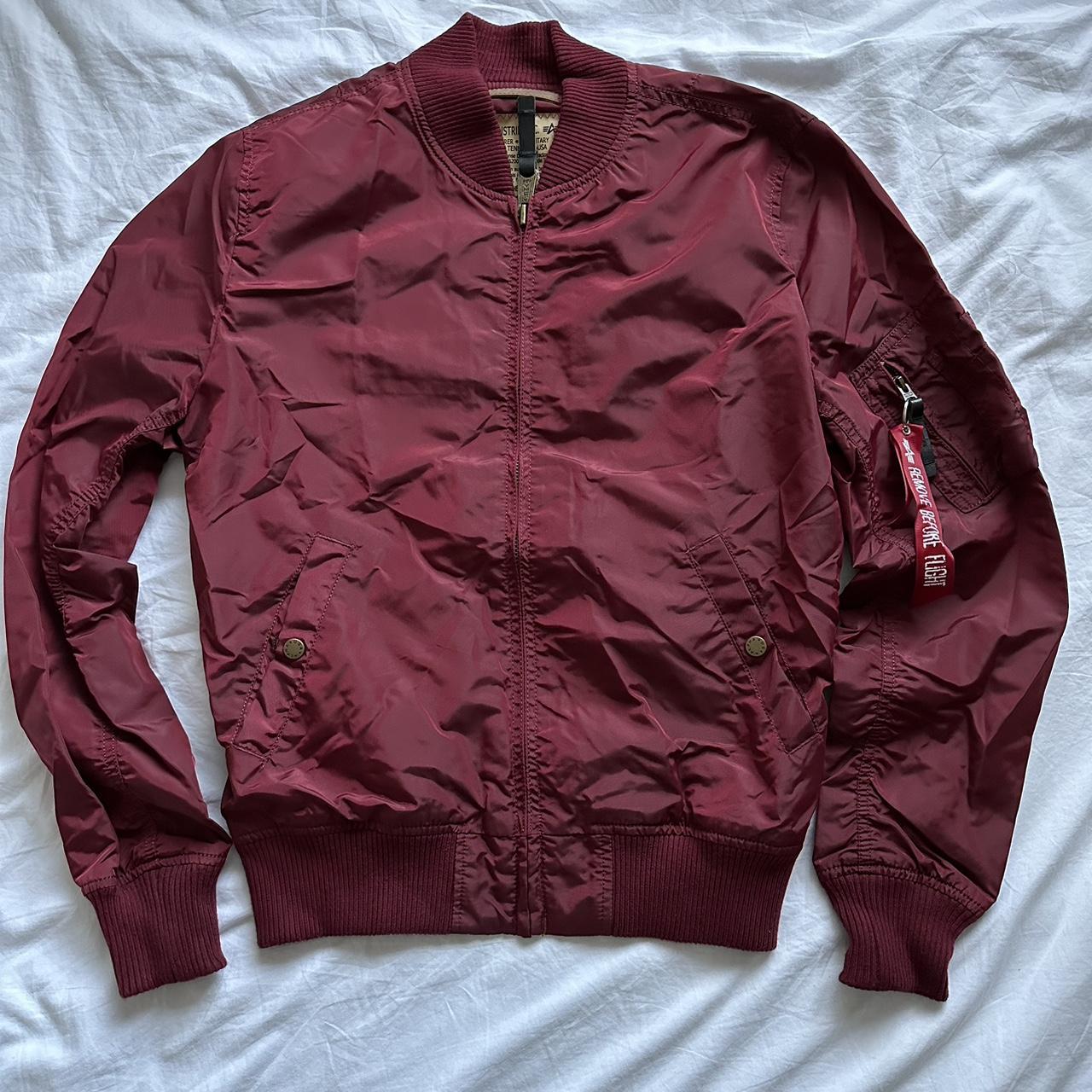 Alpha Industries MA-1 Bomber Jacket Red - worn once,...