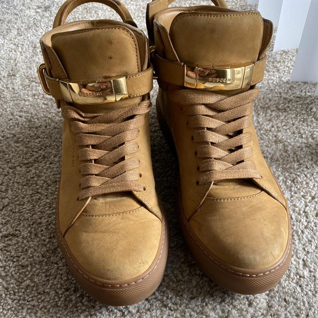 Buscemi sneakers tan designer buscemi streetwear Depop