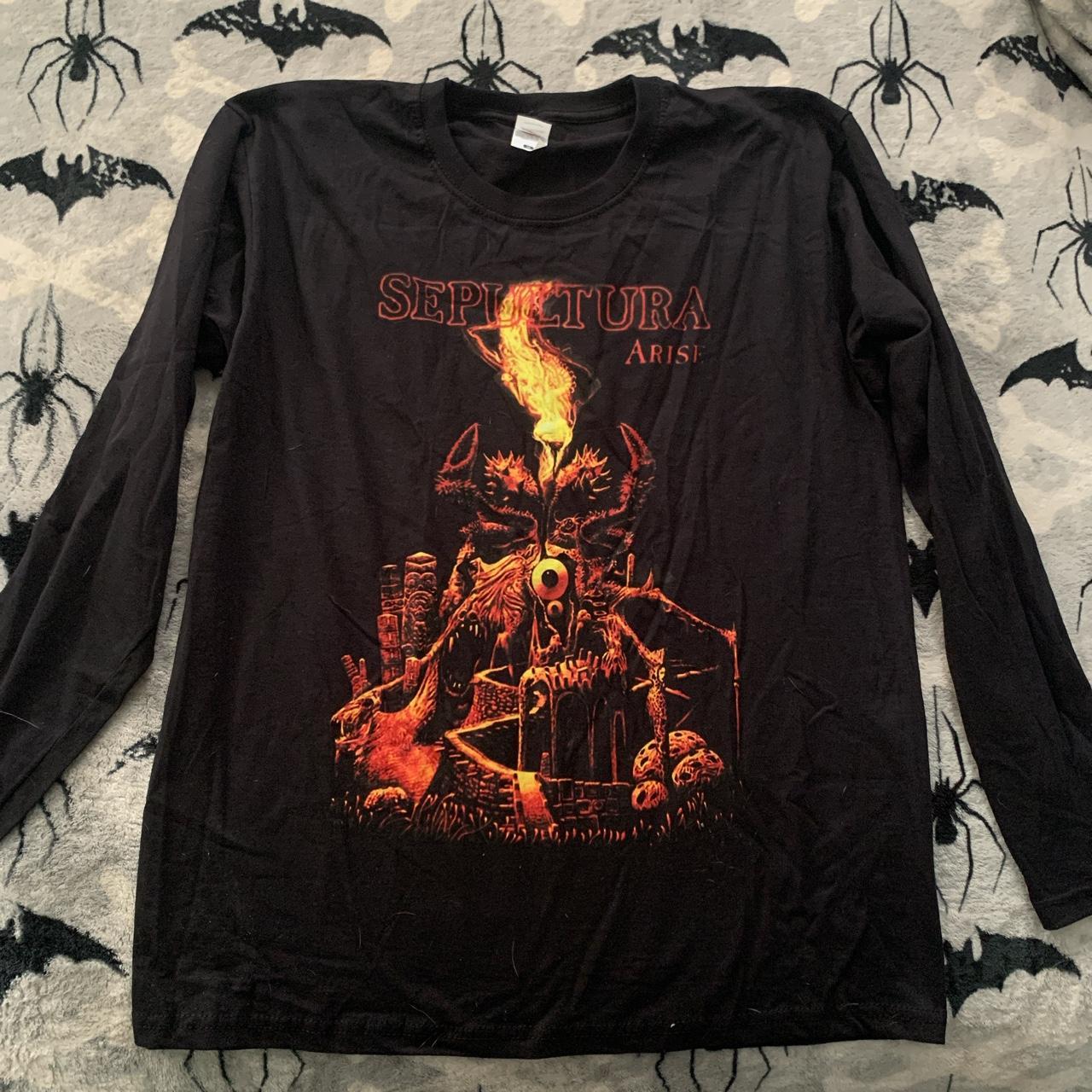 Sepultura “Arise” long sleeve band t-shirt ~ was... - Depop