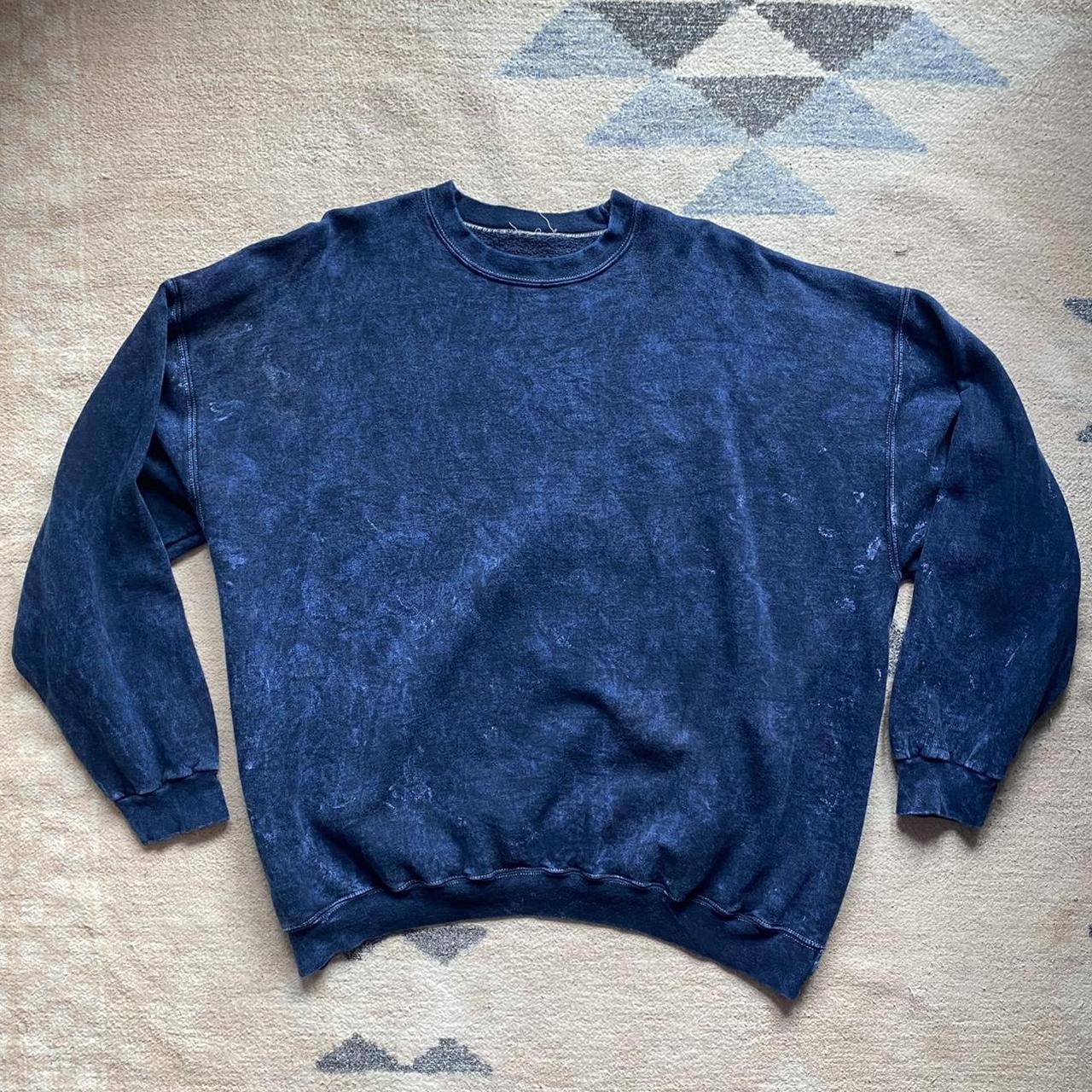 Men's Navy Sweatshirt | Depop