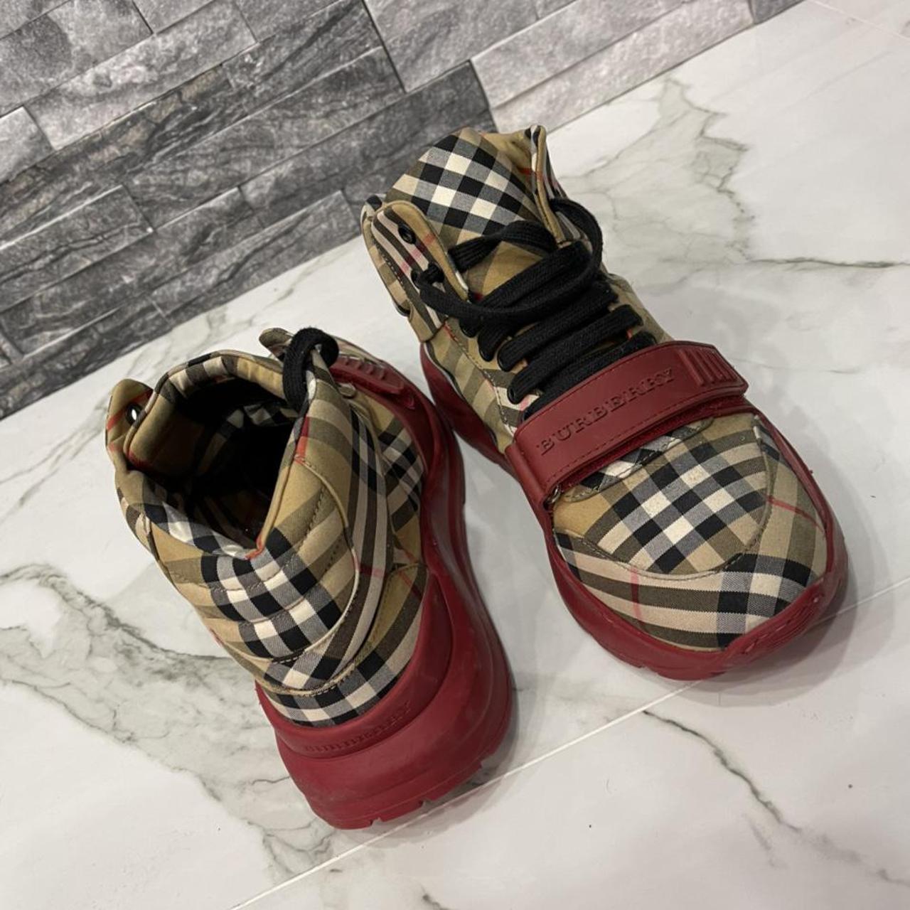 Product: Burberry Vintage Check Sneakers Color: | Depop