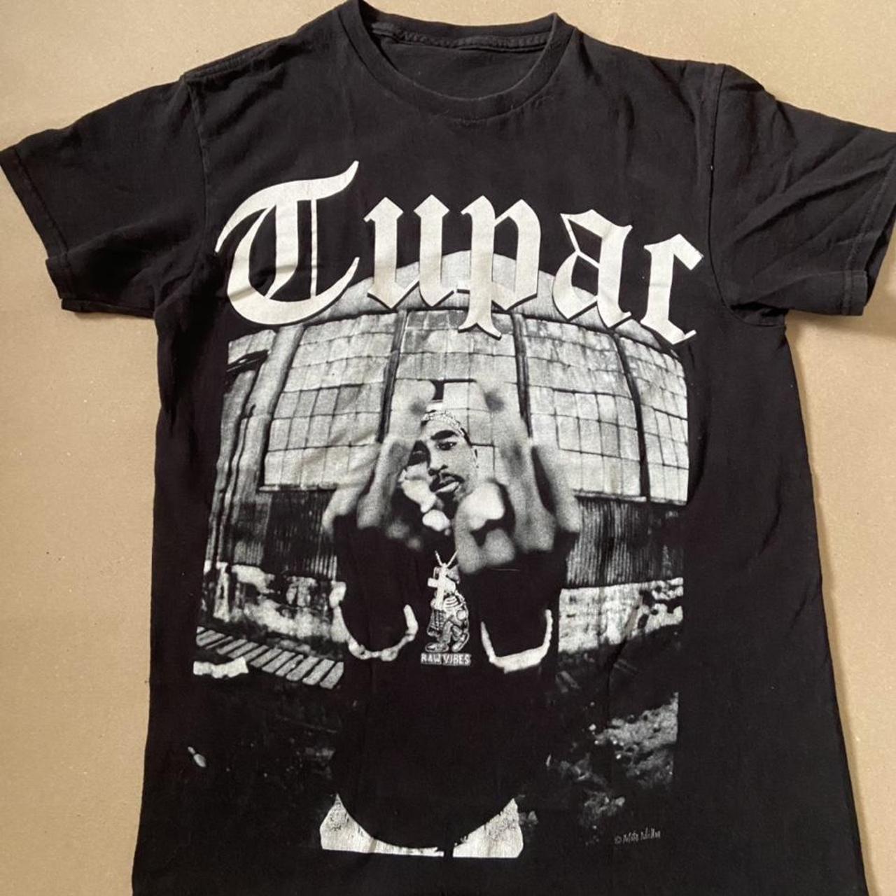 Tupac rap tee Size M #tupac #raptee - Depop